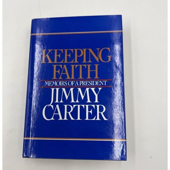 Jimmy Carter Signed Book Full Name Keeping Faith Memoirs Of A President HC JSA - Picture 4 of 8